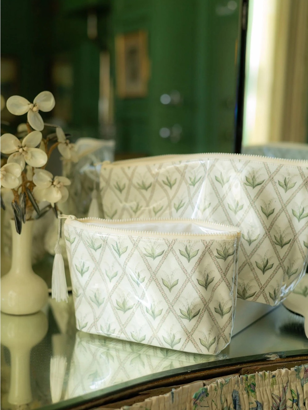 Dairy Boy Lily Of The Valley Make Up Bags